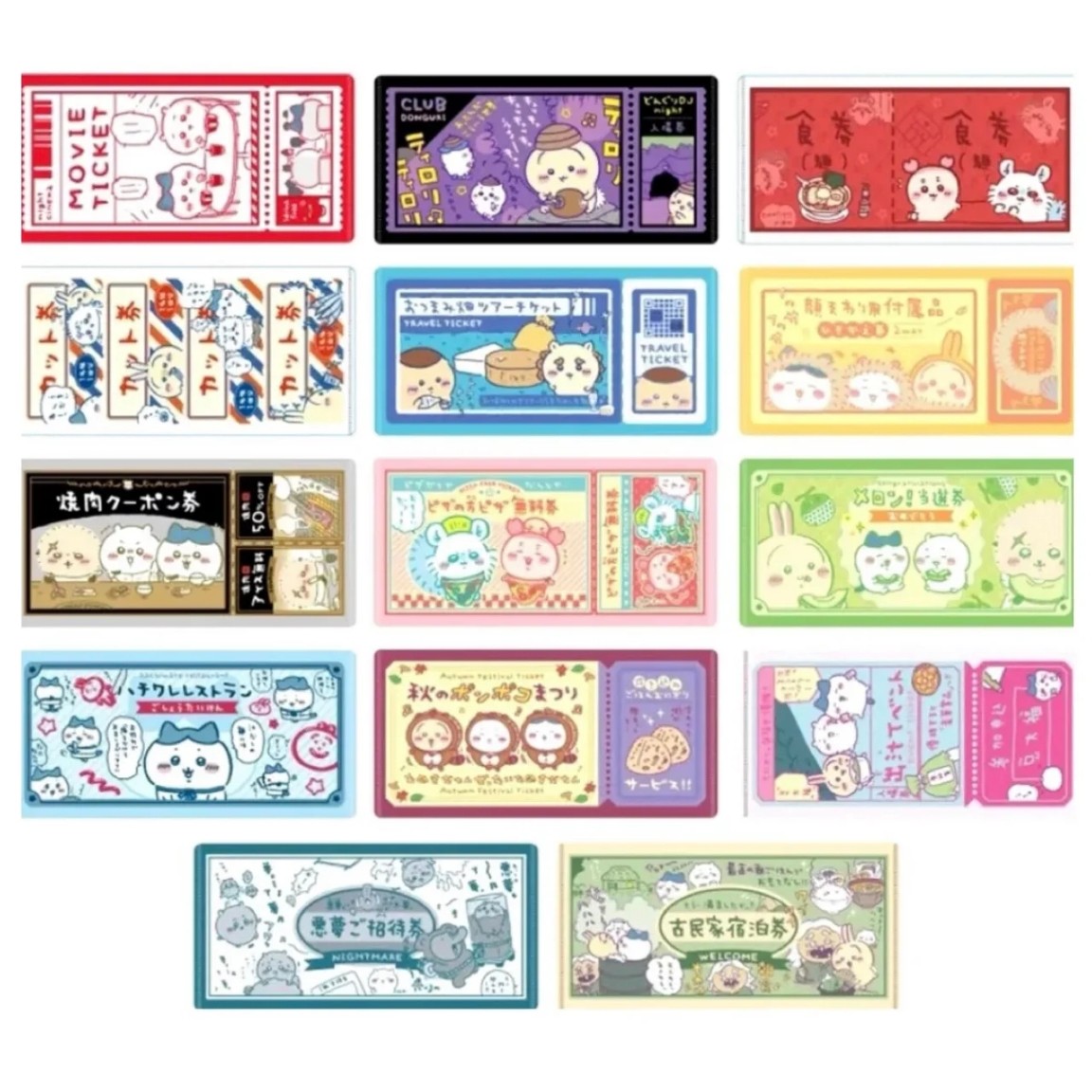 【铁锤正版】chiikawa 票夹一二弹正版现货