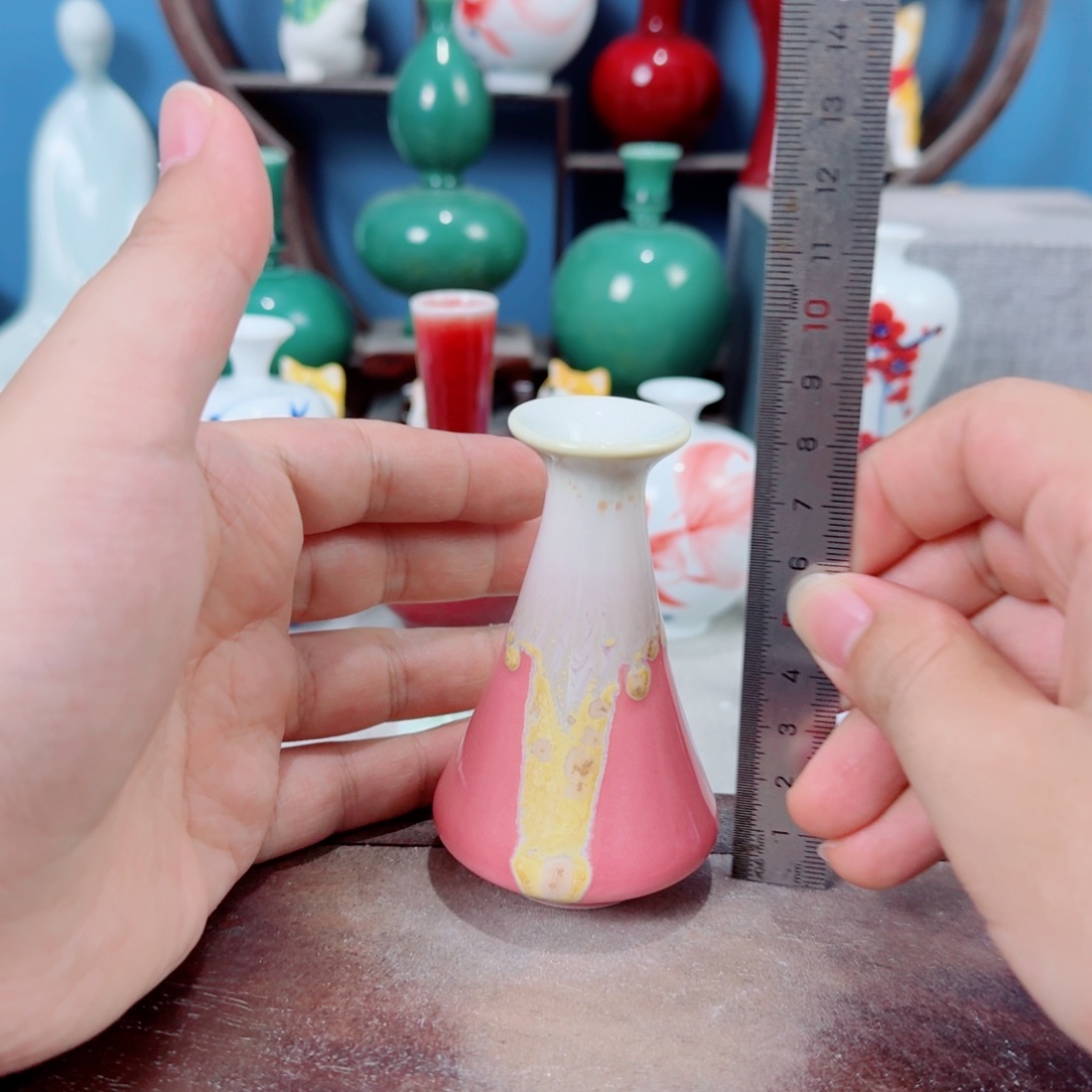 陶瓷手工小花器摆件