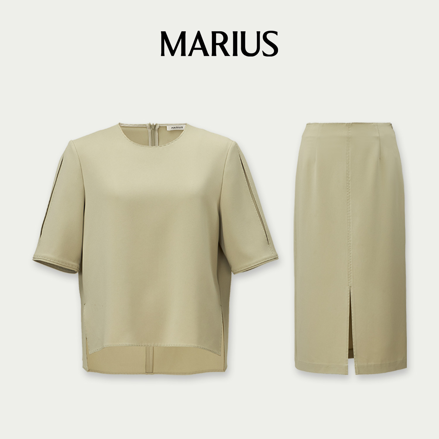 MARIUS“舒心套”法式松弛感通勤休闲套装