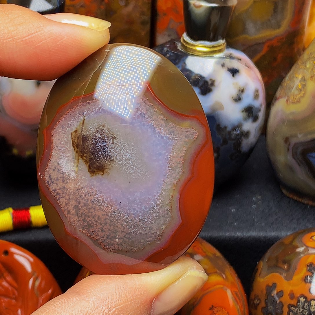 未镶嵌颈饰玛瑙/玉髓挣****猬