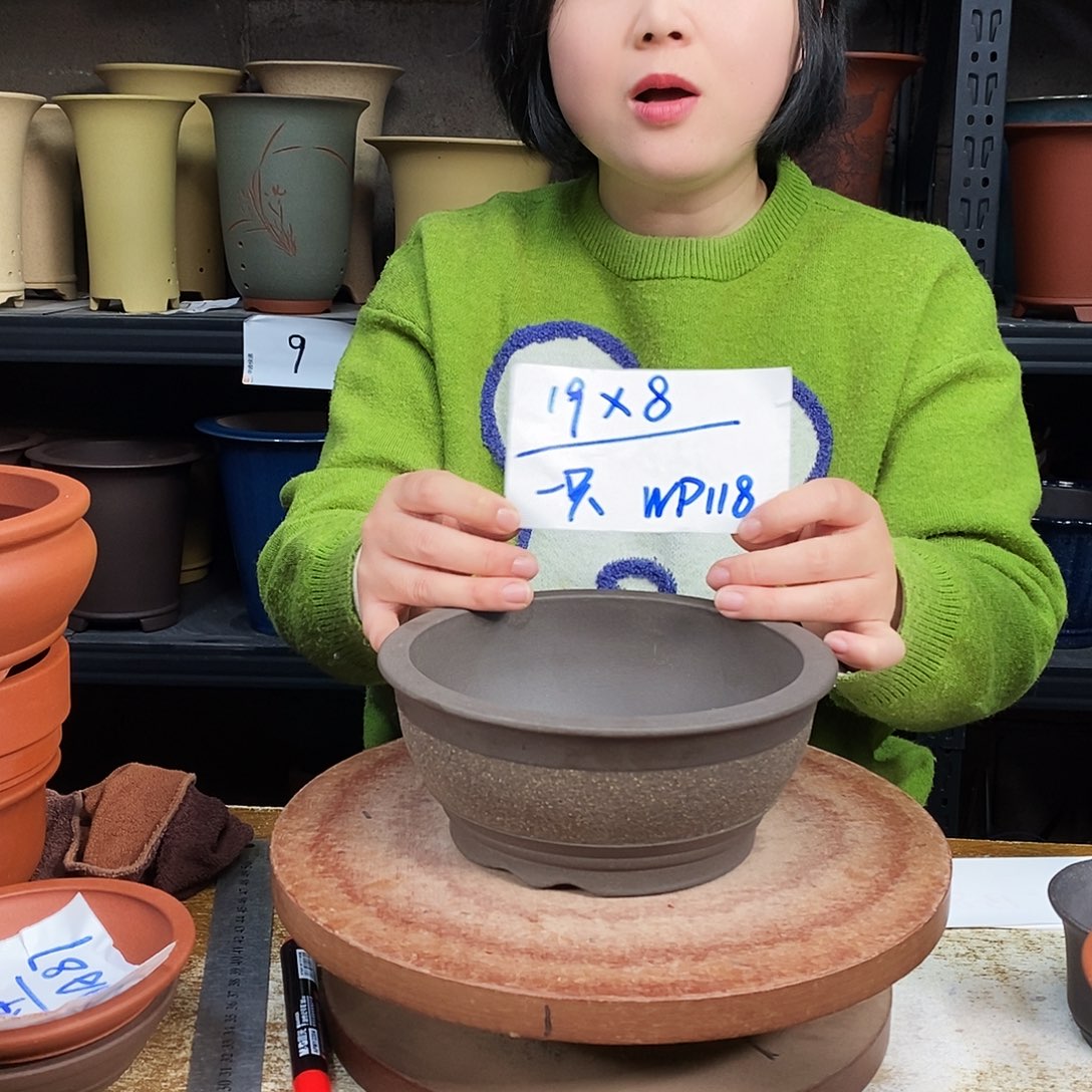 紫砂一只紫砂花盆WP118