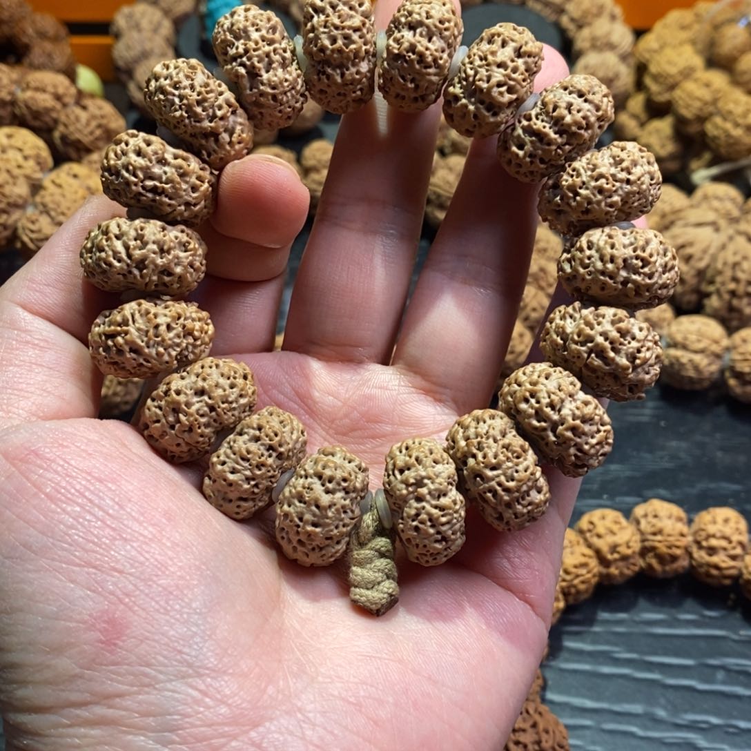 金刚菩提手串六瓣夹板菠萝蜜