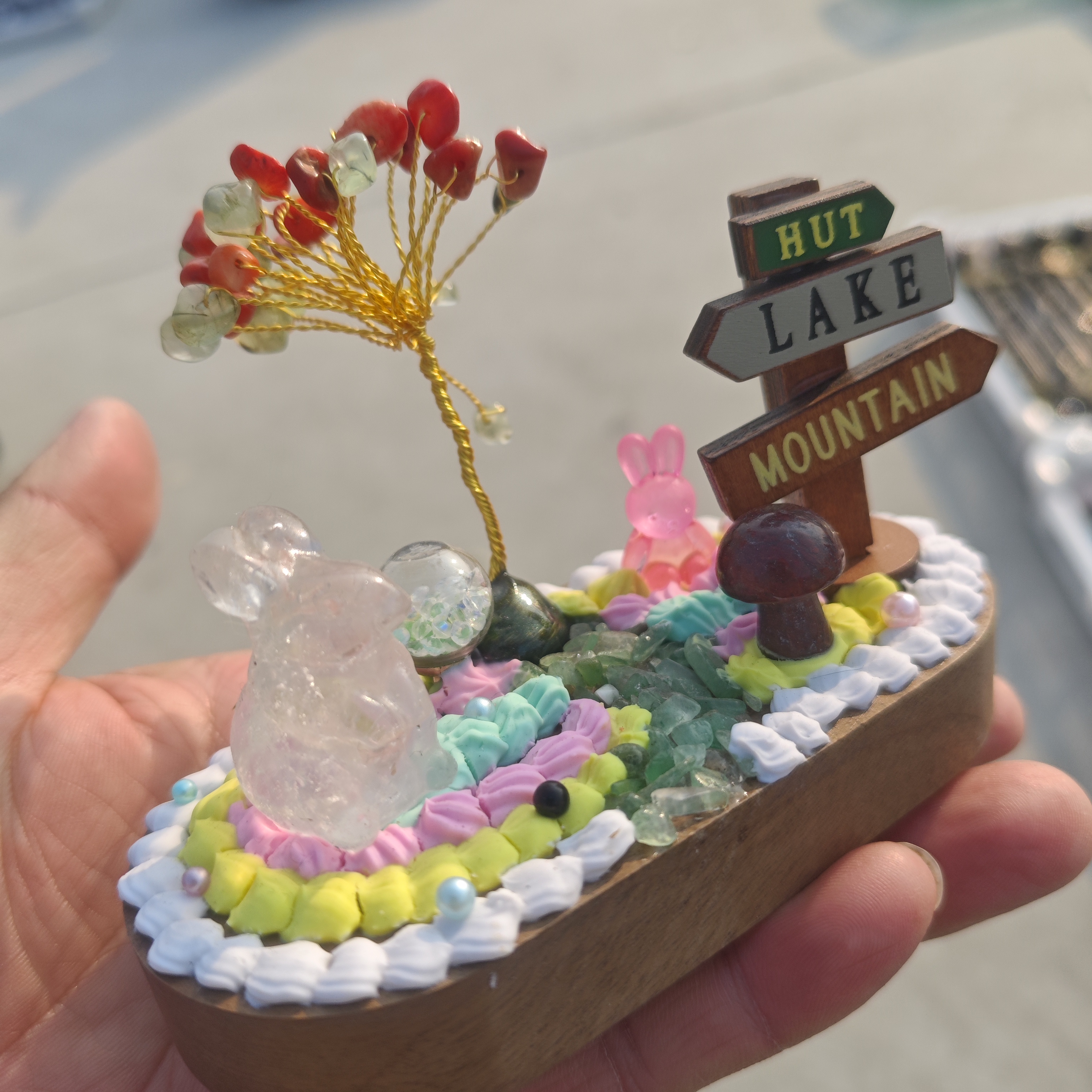 胡桃木挪车电话牌汽车临时停车号码牌创意车内摆件