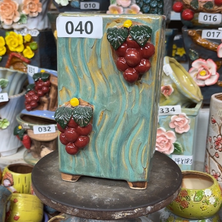 紫砂花盆粗陶材质多肉花盆