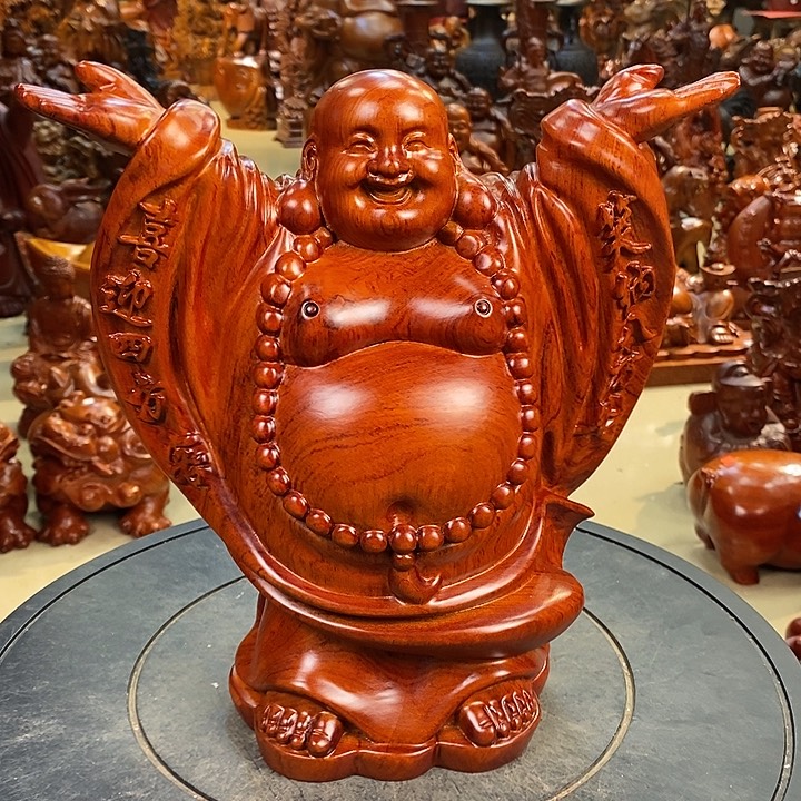 花梨木类小巴花梨木弥勒笑佛