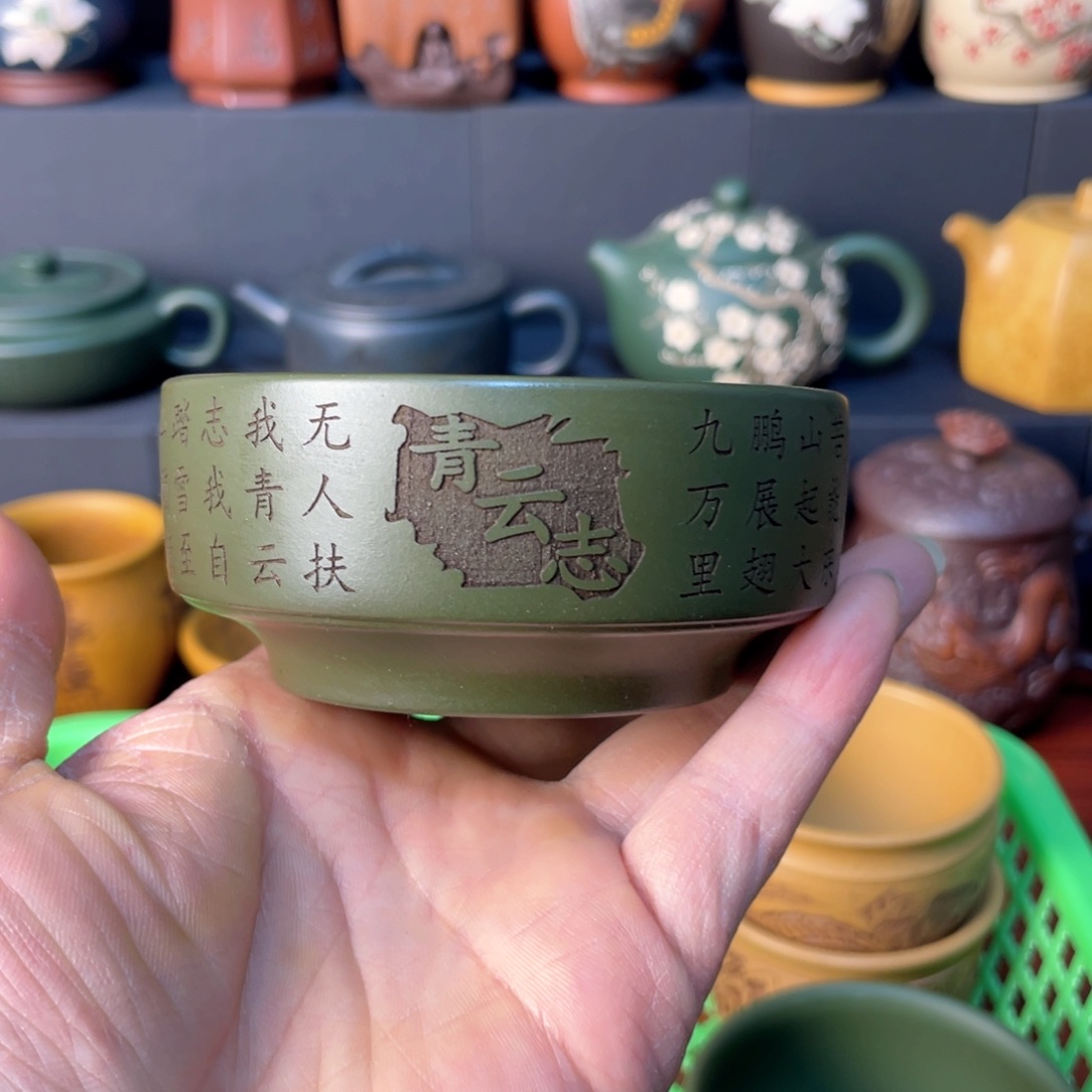 原矿紫砂手工主人杯