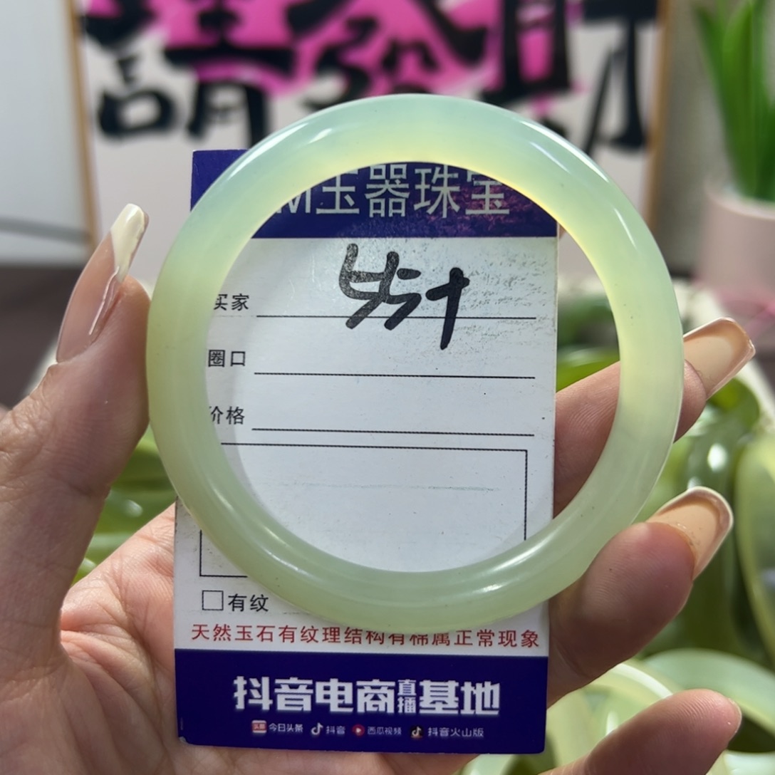 蛇纹石玉手镯未镶嵌246