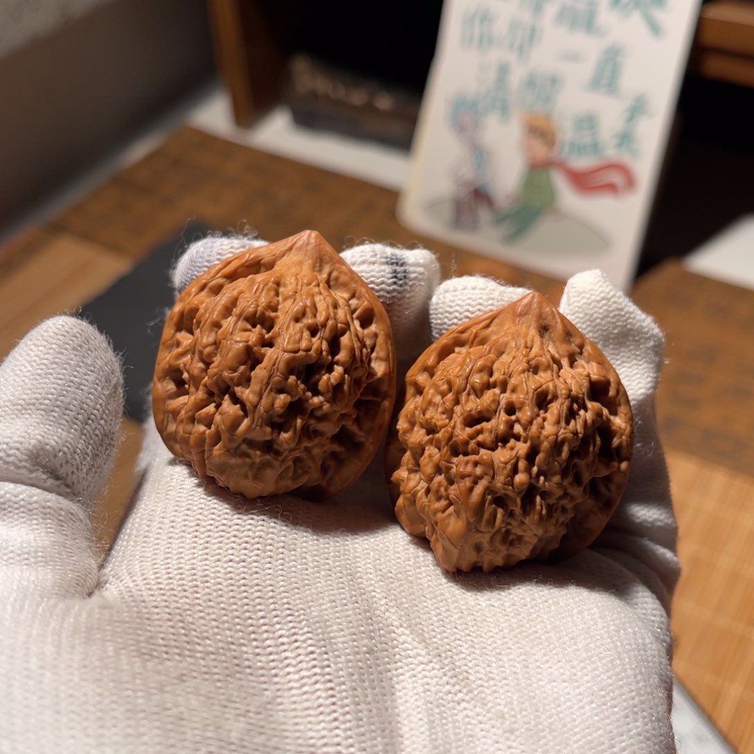 文玩核桃把件卧**生34 官帽全品，不退不换