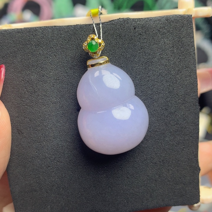 翡翠手链18K金镶嵌翡翠