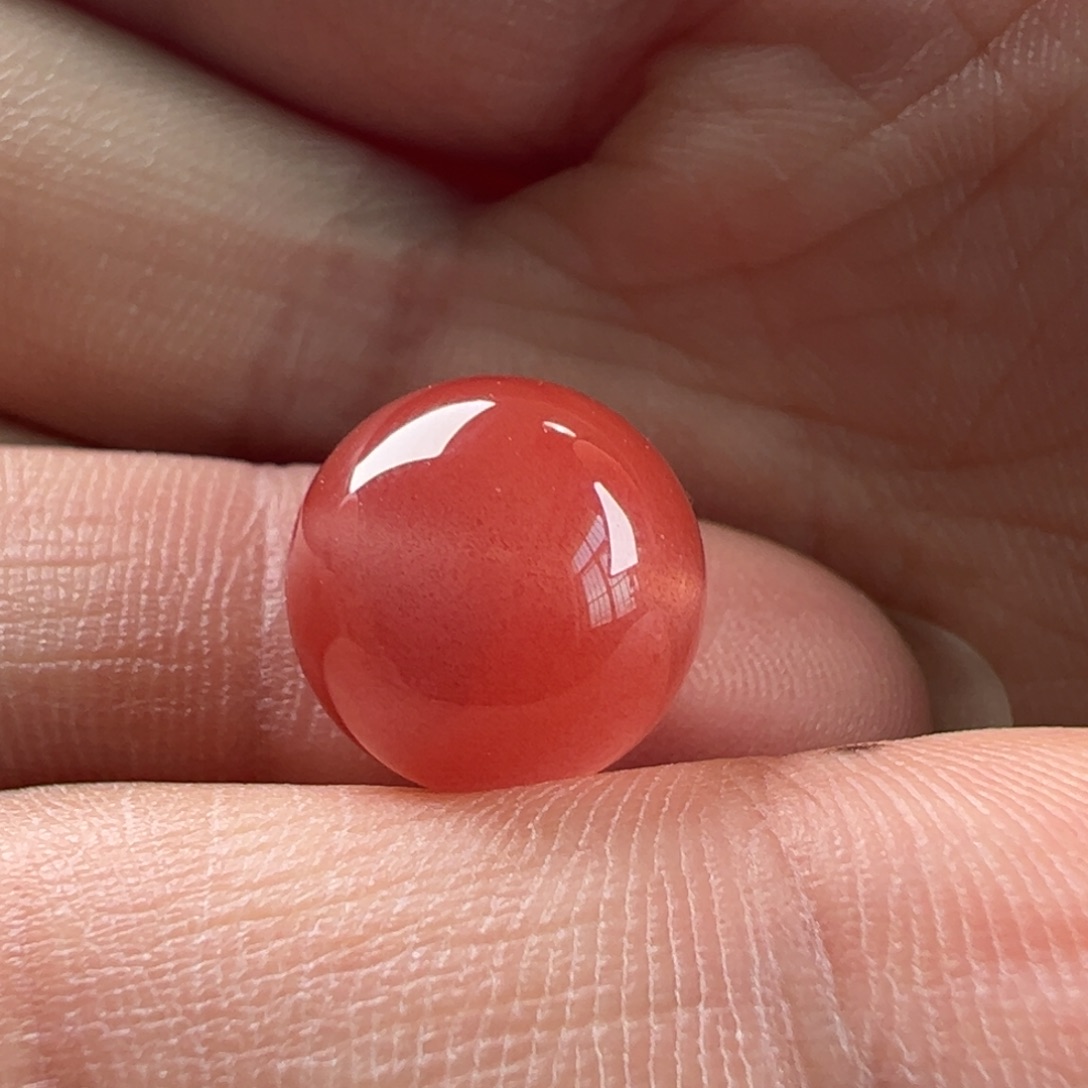 南红玛瑙圆珠12.2未镶嵌