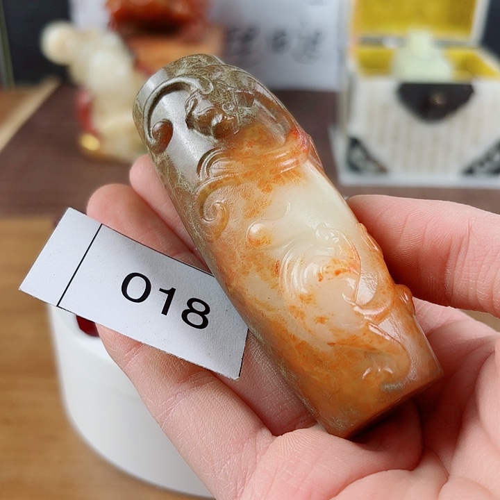 和田玉未镶嵌挂件张*飞