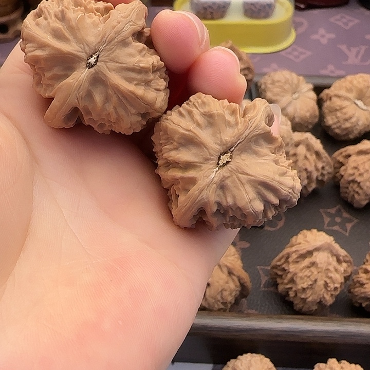 吊坠文玩核桃白狮子
