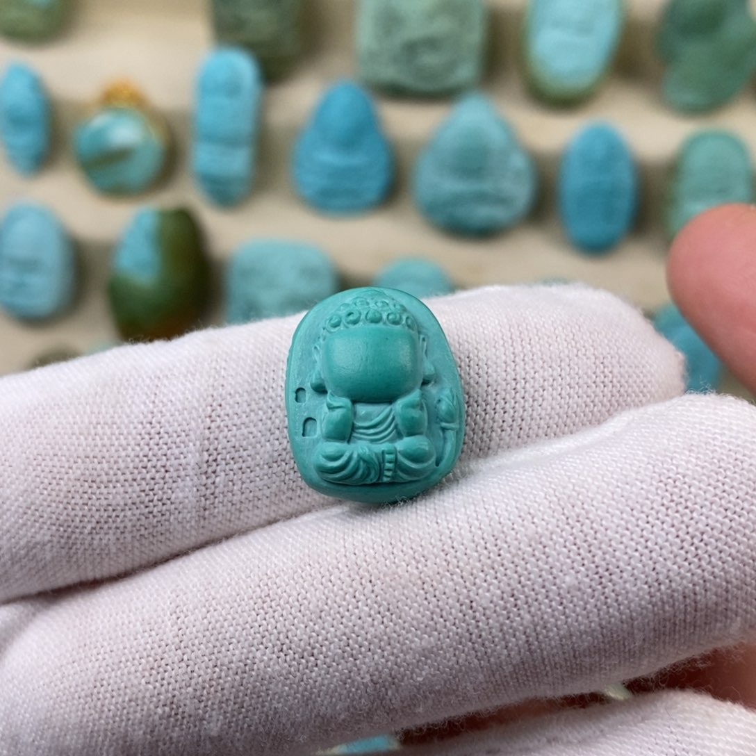 绿松石珠宝奇石未镶嵌