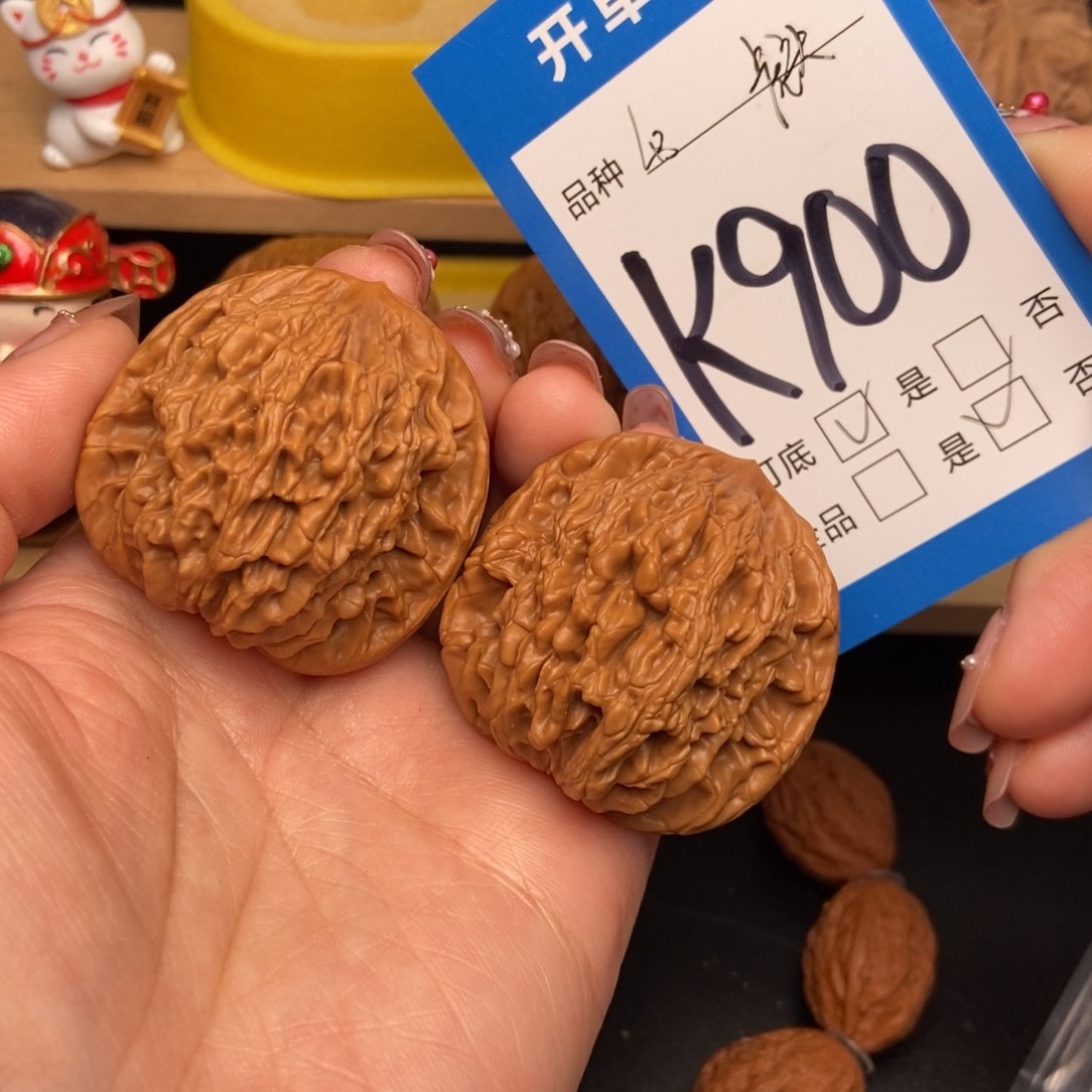 桃核吊坠核桃虎头