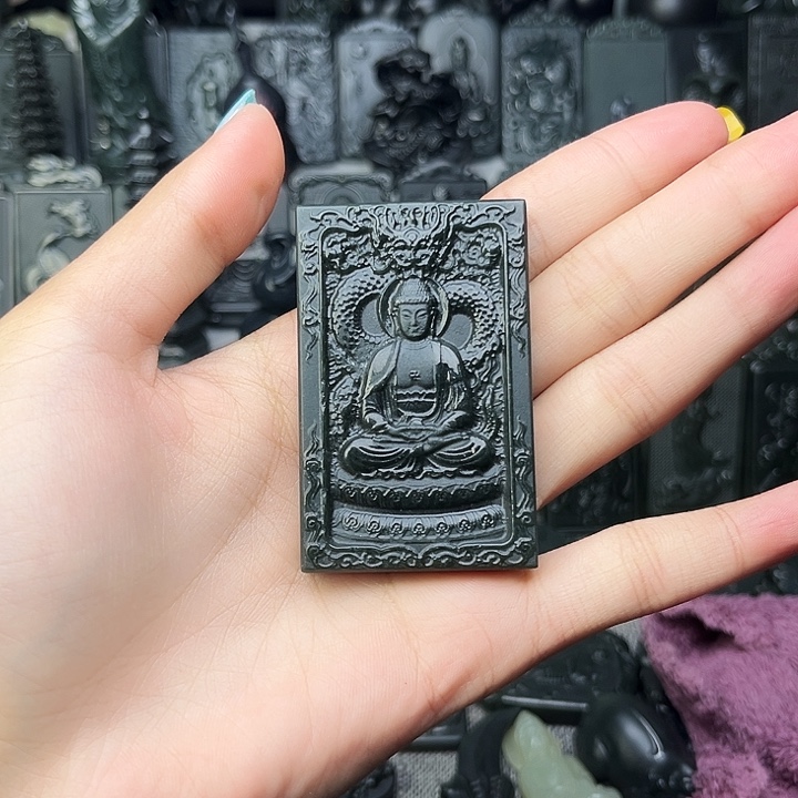 和田玉（青玉）颈饰未镶嵌关***斯