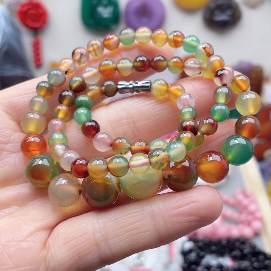 玛瑙/玉髓颈饰合金‍