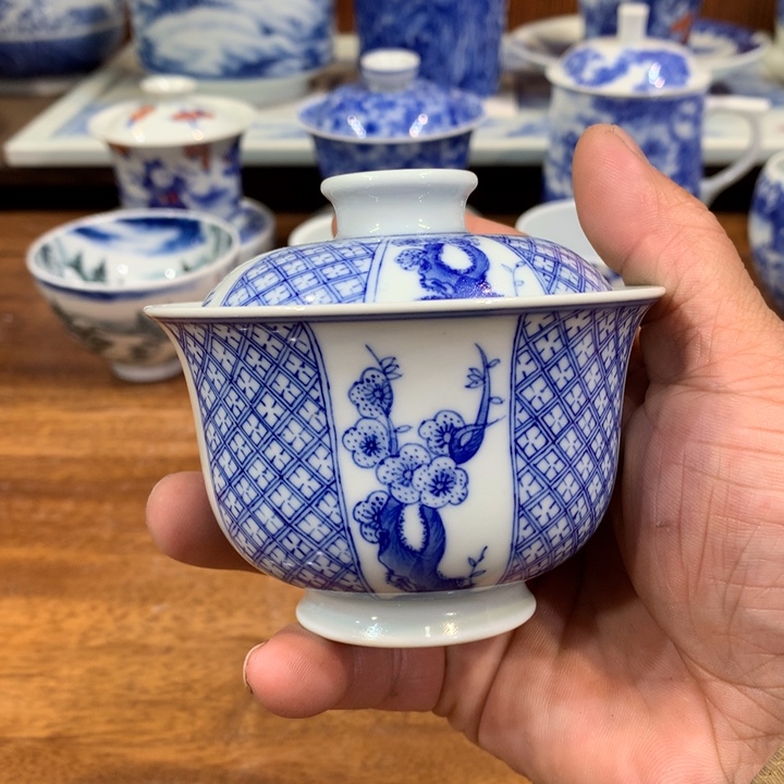 福利青花梅兰竹菊