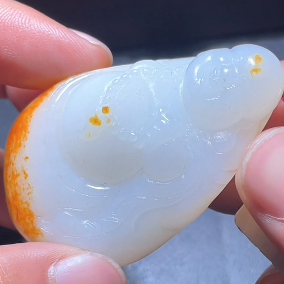 和田玉玉石挂件 d1230拍一发一