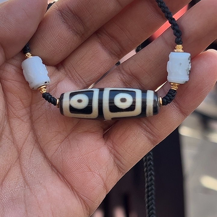 木***禾玛瑙/玉髓（覆膜）未镶嵌颈饰