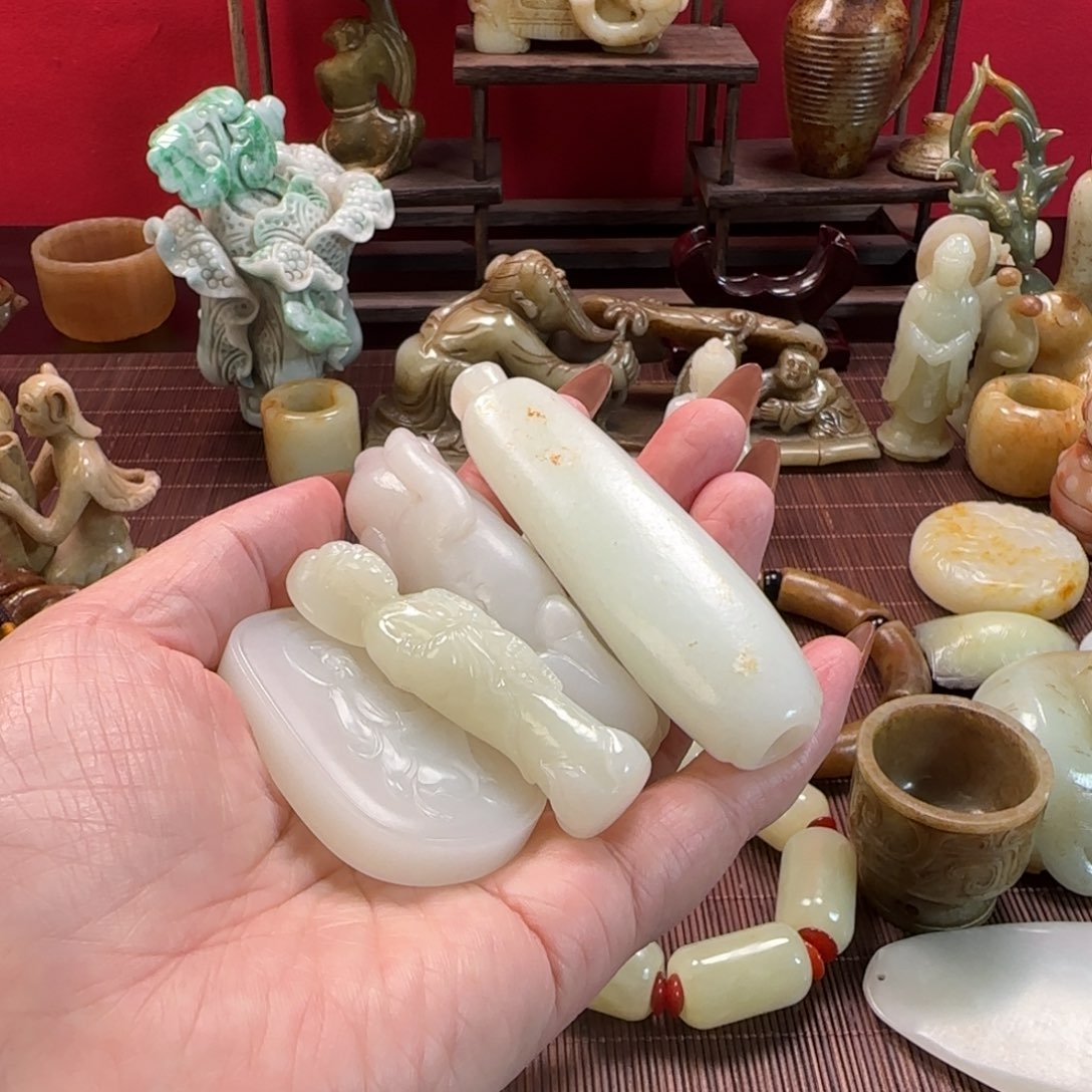 和田玉挂件未镶嵌用****4