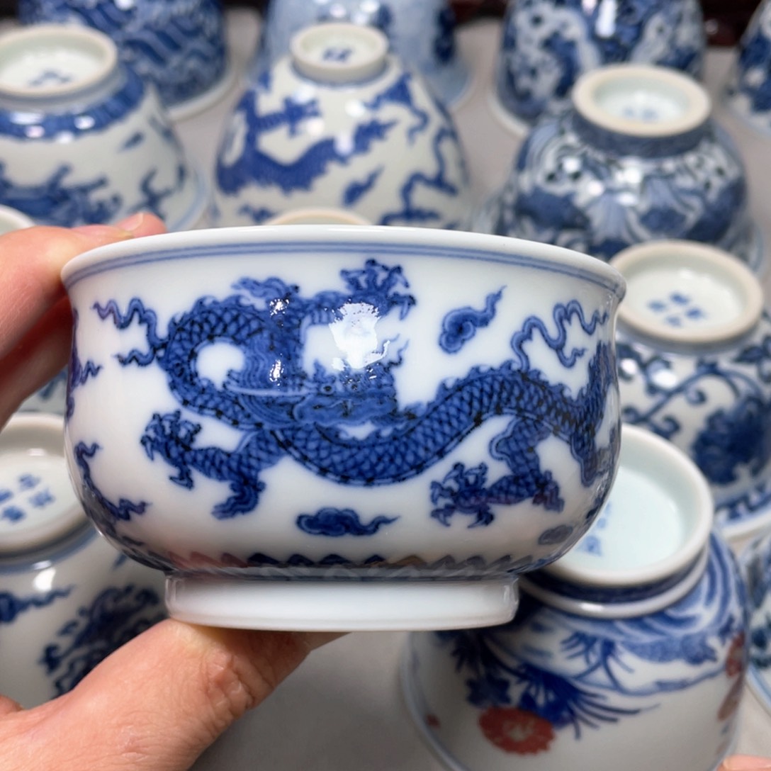 摆件景德镇陶瓷现代手工陶瓷茶具
