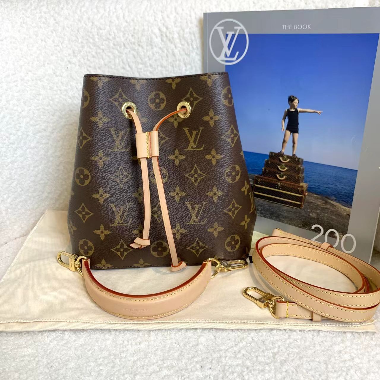 99新 LouisVuitton/路易威登 壹臻/老花水桶bb 46402146