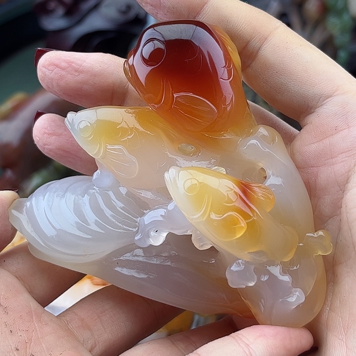 玛瑙手饰未镶嵌橙*熙