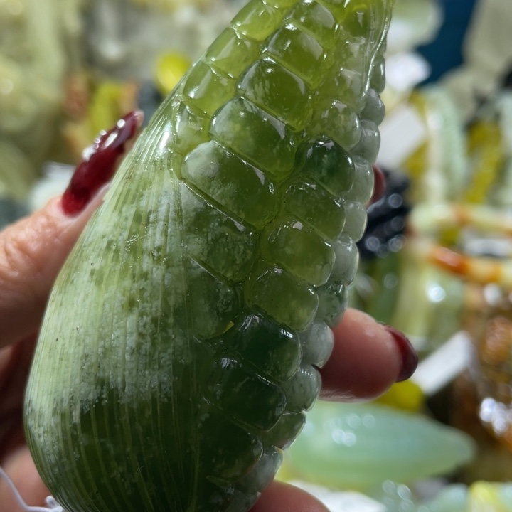 岫玉未镶嵌手把手把