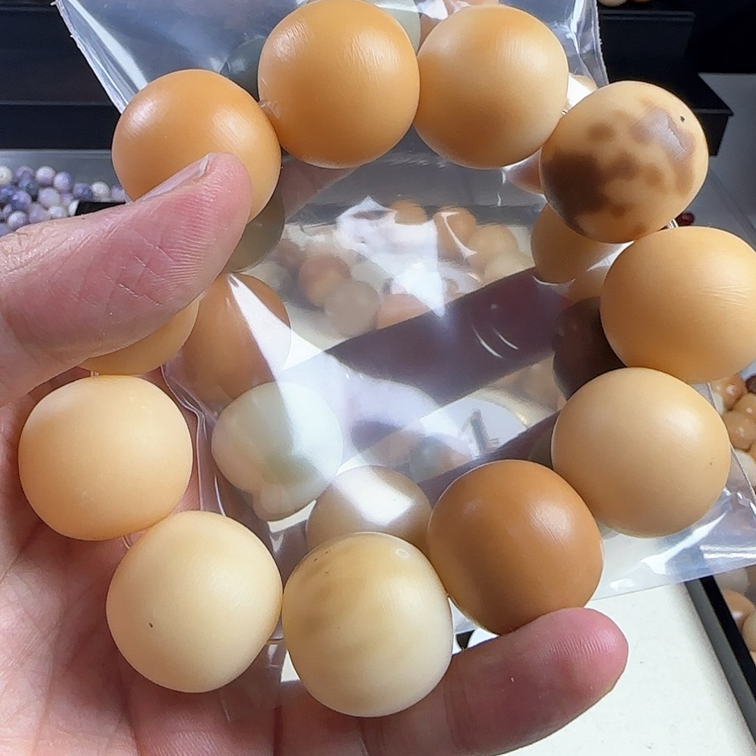 菩提根/象牙果手串龙*瑕疵手串一条