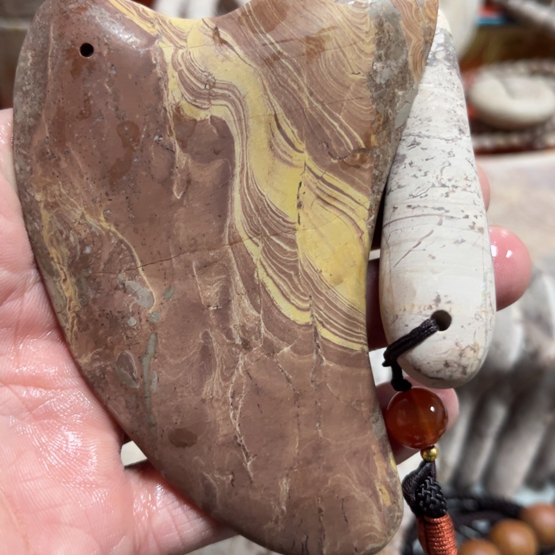 砭石扁鹊石养生石