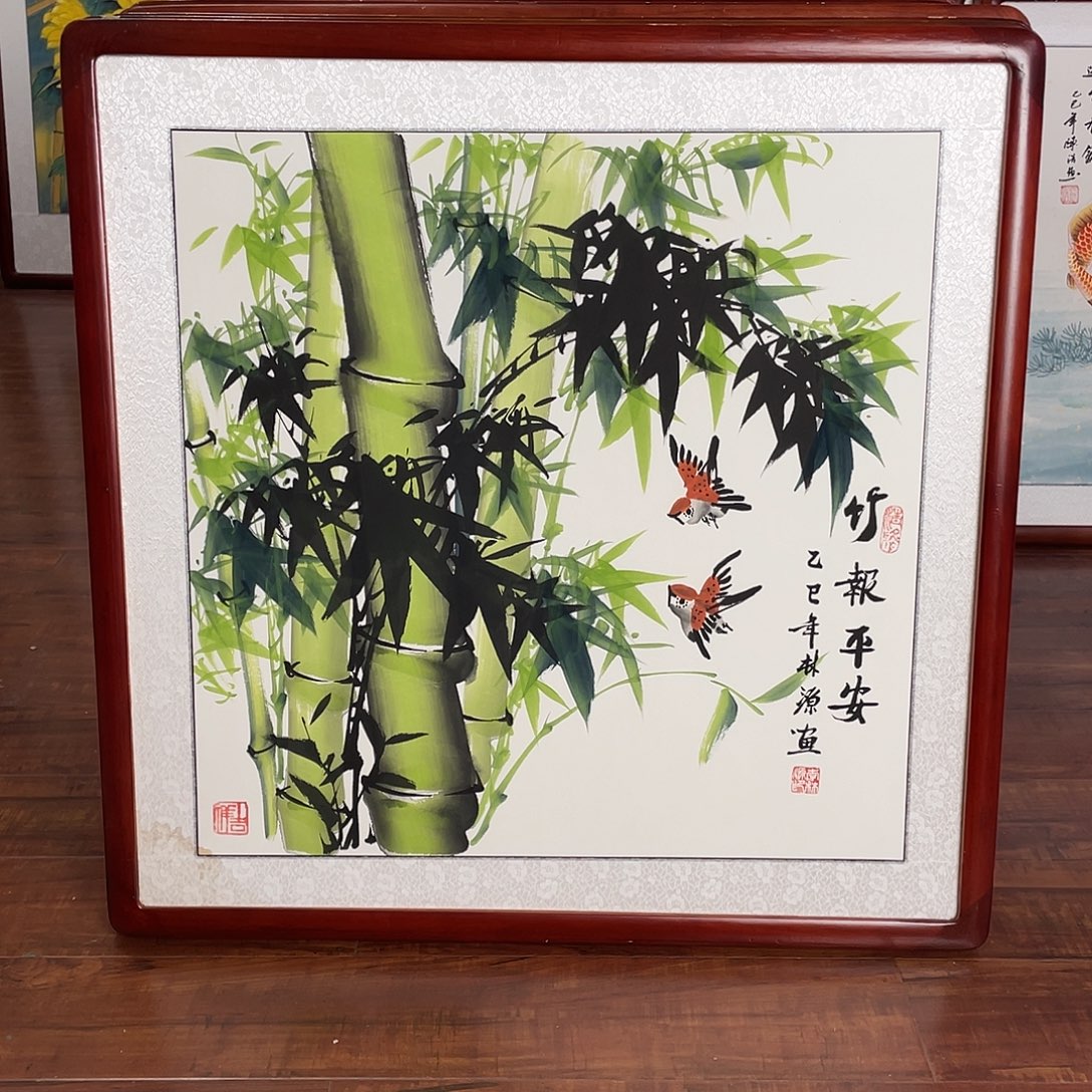 国画带框尺寸63*63厘米