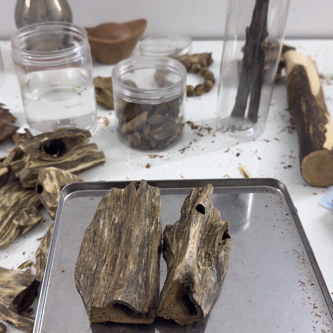 沉香碎屑沉香绿绮楠沉香65克