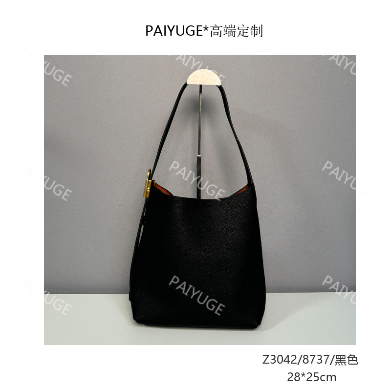 Z3042/8737/黑色 Paiyuge高端订制女士单肩斜挎手提包1570