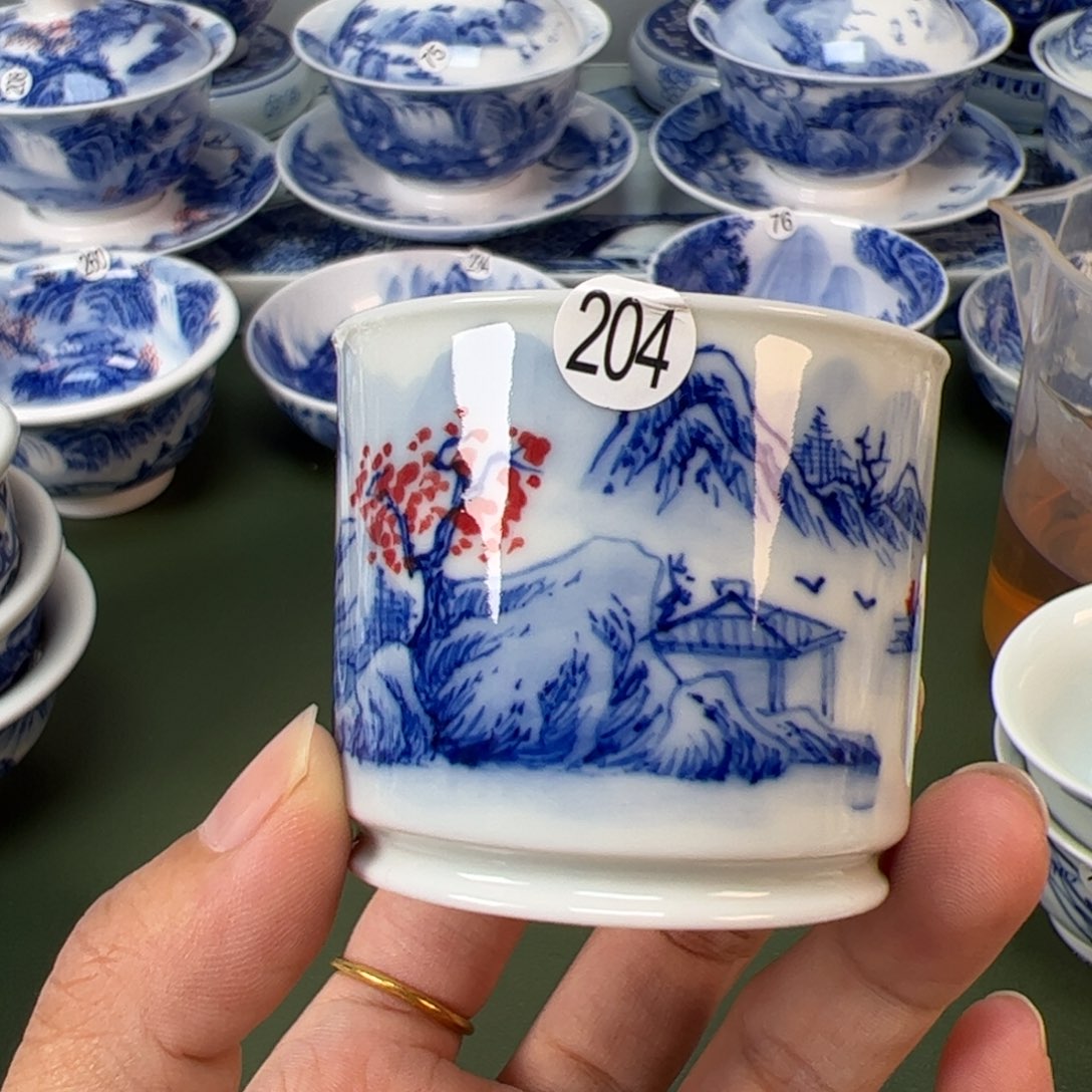 木木景德镇纯手工纯手绘茶具204