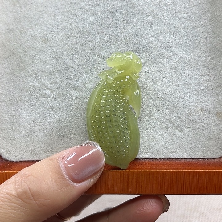 颈饰未镶嵌和田玉种***子