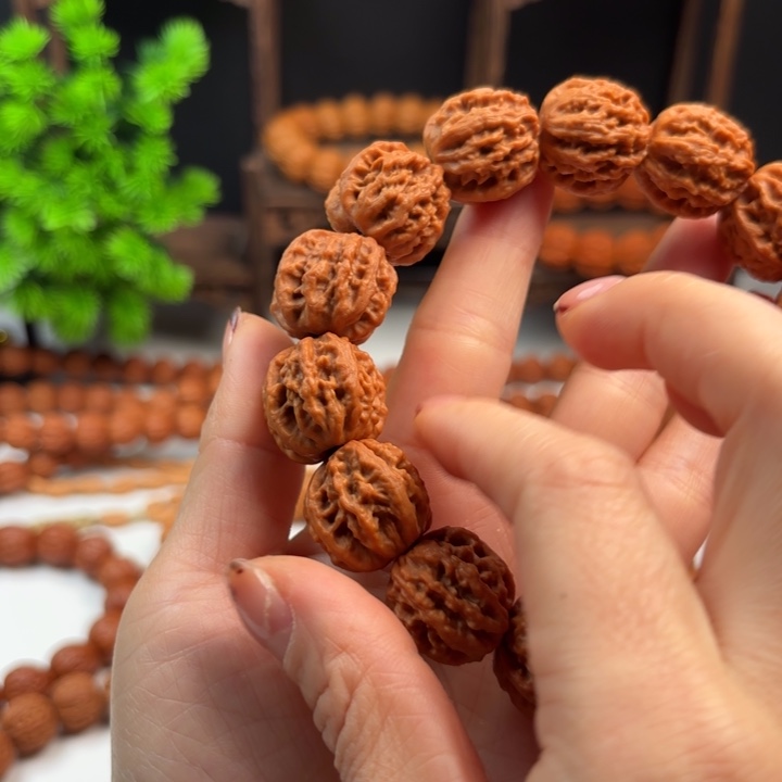 树***成文玩核桃手串小核桃2
