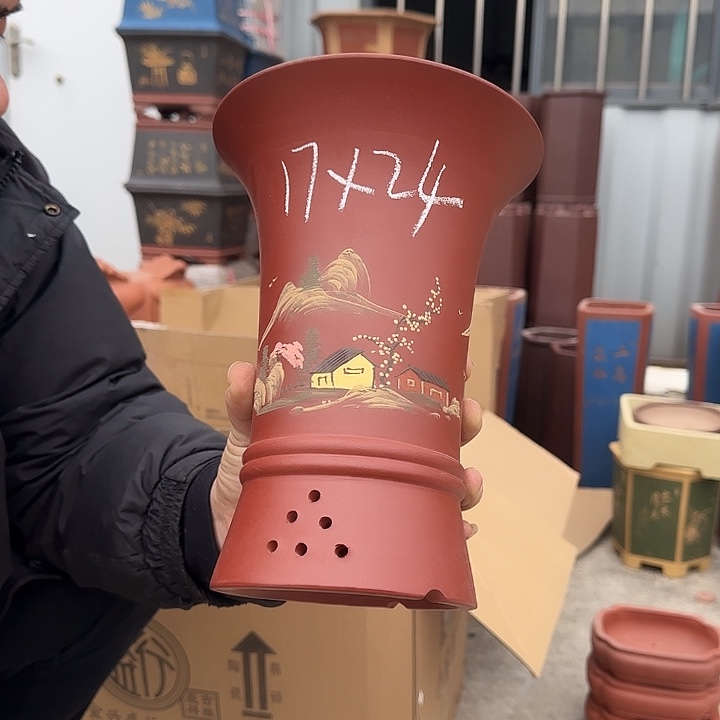 花盆紫砂这是亲爹