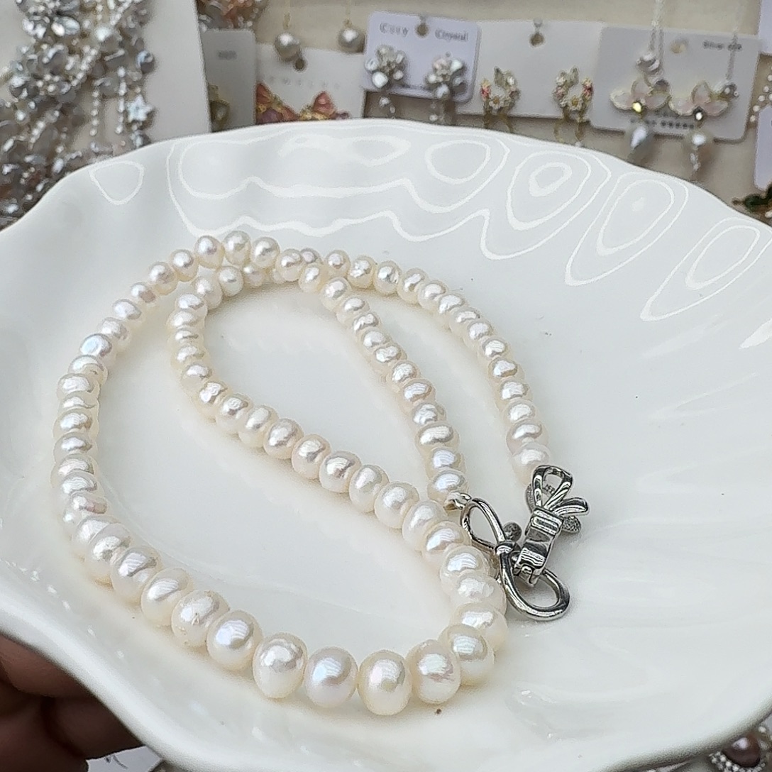 未镶嵌颈饰淡水珍珠