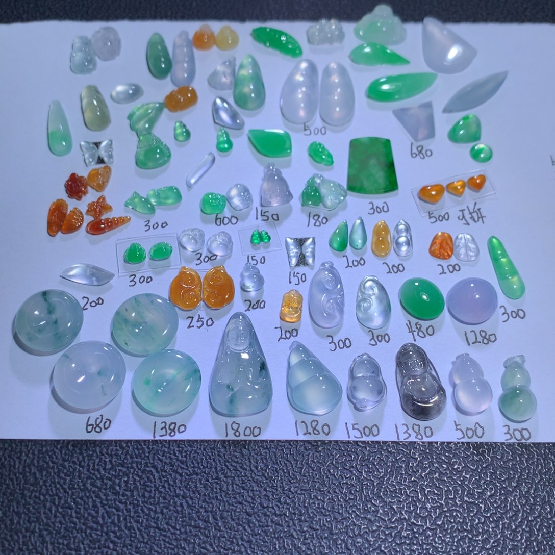 裸石翡翠有对和主播说