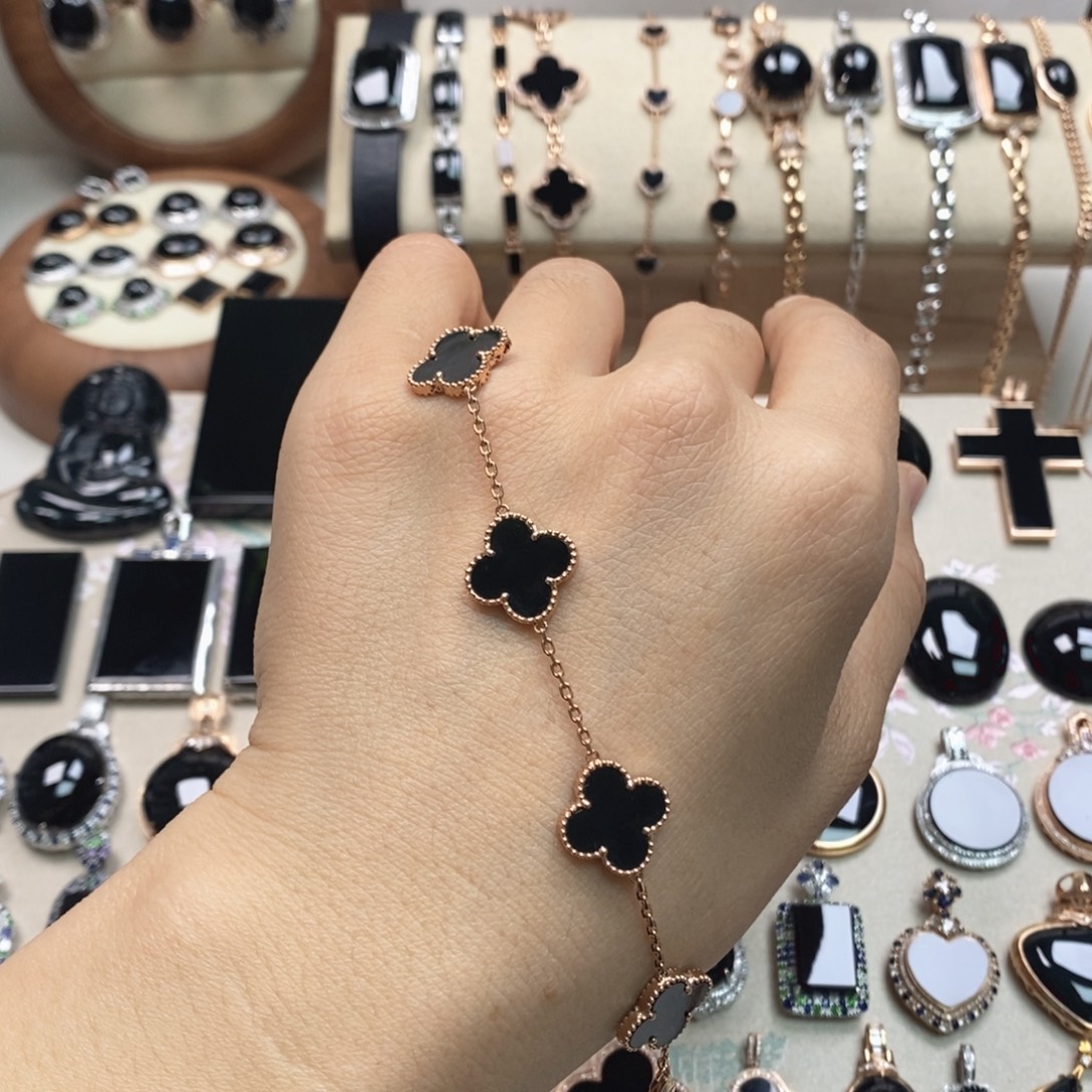 18K金镶嵌手链翡翠