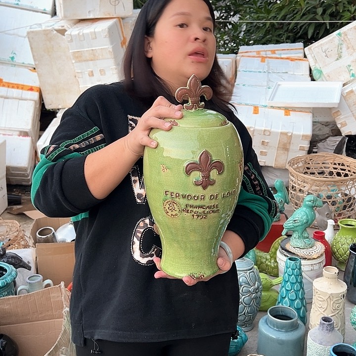 瓶高度39厘米口径10厘米微瑕捡漏