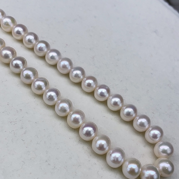 淡水珍珠颈饰银S925镶嵌➕8.9极光炫彩