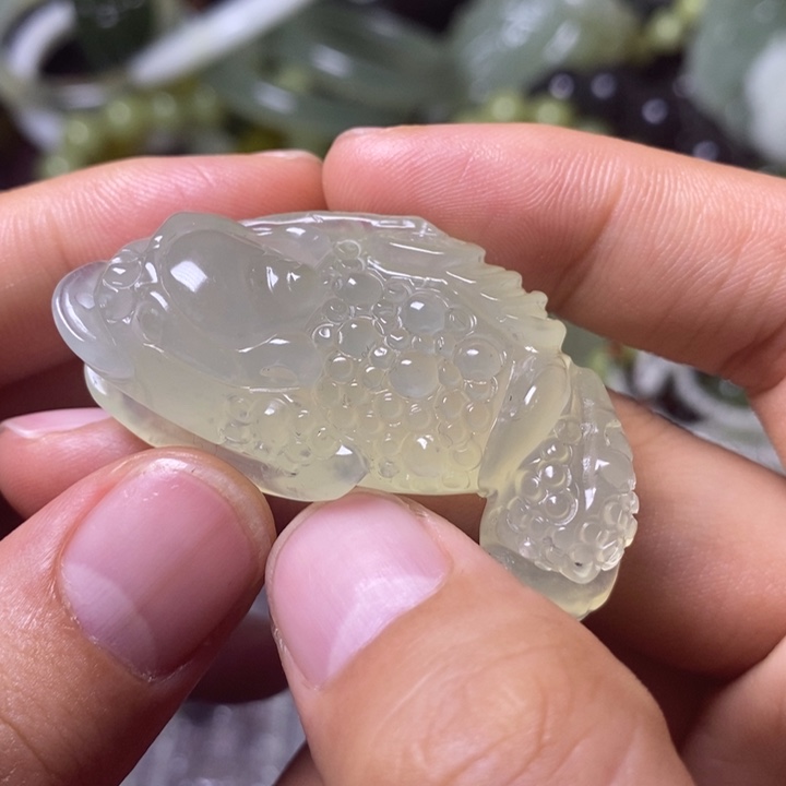 岫玉岫玉颈饰未镶嵌