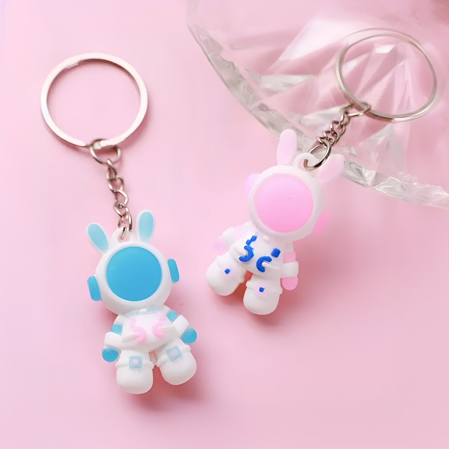 太空兔卡通精致书包挂件钥匙扣挂件福利品幼儿园奖励品可爱少女萌