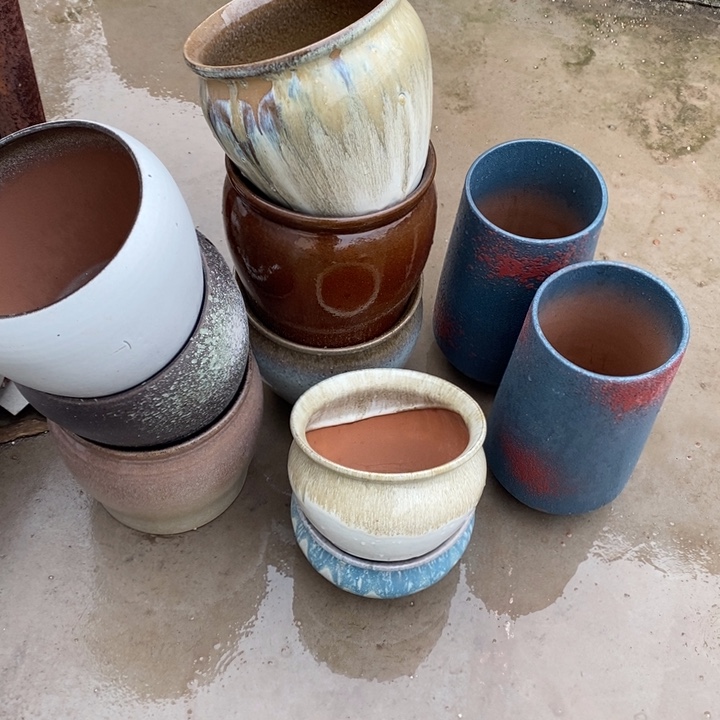 紫砂花盆0214瑕——77瑕