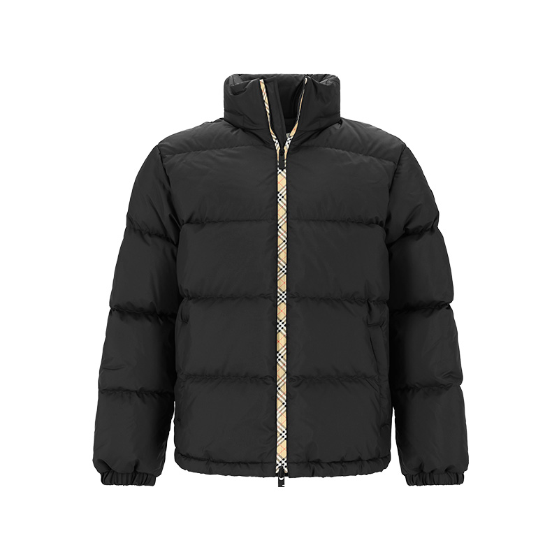 Burberry博柏利/巴宝莉 男士格纹饰带鹅绒立领羽绒服81101961