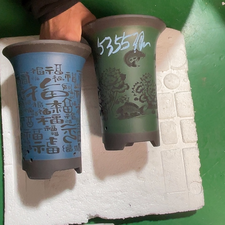 微***屋花盆紫砂微瑕小号