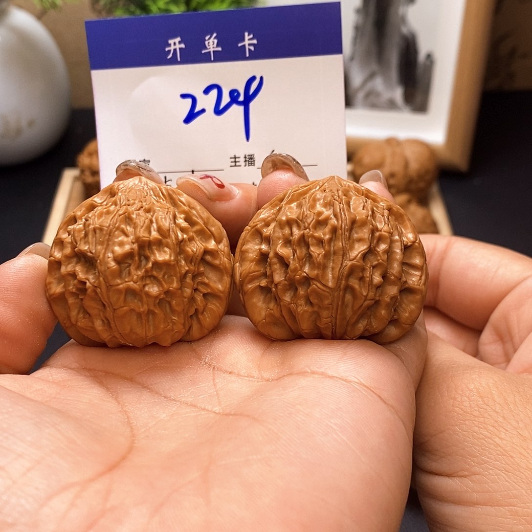 桃核吊坠荷叶40无刀痕s