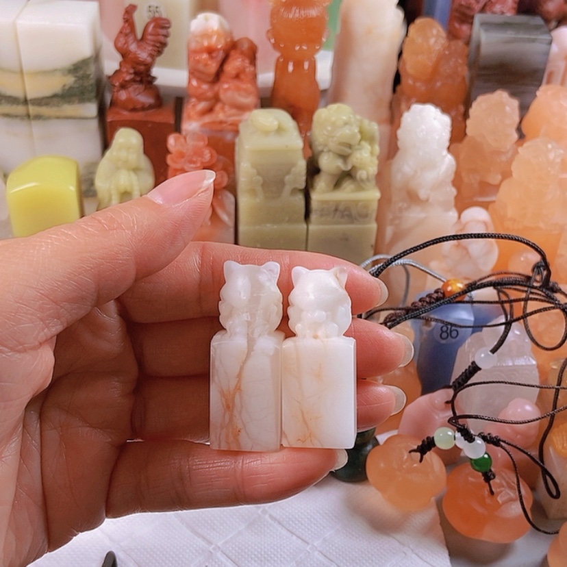 【闪购商品】老挝石青田石雕艺术品