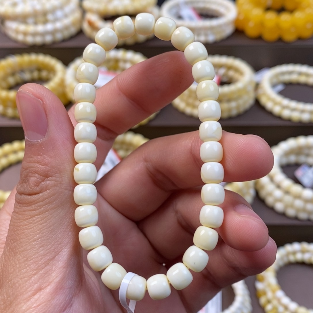 蜜蜡珠宝奇石未镶嵌6.5mm